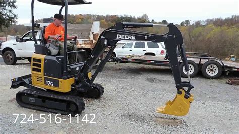 john deere mini excavator ebay|john deere 17g price new.